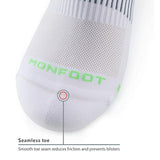 Sportsokken met Gedempte Zool - Heren, Dames, Unisex - 3 Paar - Wit - Elastisch en Ademend