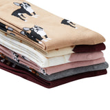 Grappige sokken - Dames - 6 Paar - Maat 36-40 - Honden Patroon