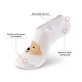 Vrolijke Kleurrijke Onzichtbare Dieren Sokken - Unisex - 5 Paar - Maat 36-38 - Perfect Cadeau