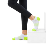 Witte en Kleurrijke Lage Enkel Sportsokken - Heren, Dames - 5 Paar - Wit en Meerdere Kleuren - Elastisch en Ademend
