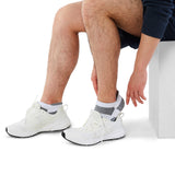 Grijze Enkel Sportsokken - Heren, Dames, Unisex - Grijs - 5 paar - met Demping