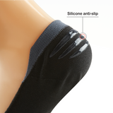 Witte Onzichtbare Lage Sokken met Siliconen Grip - Heren, Dames, Unisex - 8 Paar - Wit - Elastisch en Ademend