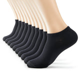 Enkelsokken - Unisex - 10 pack - Zwart - Monfoot wear
