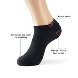 Enkelsokken - Unisex - 10 pack - Zwart - Monfoot wear