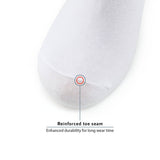 Enkelsokken - Unisex - 10 pack - Wit - Monfoot wear