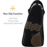 Zwarte Rexy Sportsokken Enkelhoog met Gedempte Zool - Heren, Dames, Unisex - Zwart - Geschikt voor Elke Sport - Verbeterd Prestaties