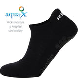 Zwarte Rexy Sportsokken Enkelhoog met Gedempte Zool - Heren, Dames, Unisex - Zwart - Geschikt voor Elke Sport - Verbeterd Prestaties