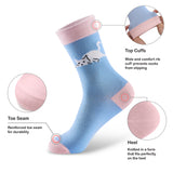 Grappige sokken - Vrolijke sokken- Kleurrijke Warme Kat Sokken - Unisex - 6 Paar - Maat 37-40 - Katten print - Grappige cadeaus