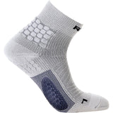 Grijze Rexy Balance Mid Sportsokken met Gedempte Zool - Heren, Dames, Unisex - Grijs - Geschikt voor Elke Sport - Verbeterd Prestaties