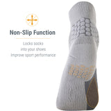 Grijze Rexy Balance Mid Sportsokken met Gedempte Zool - Heren, Dames, Unisex - Grijs - Geschikt voor Elke Sport - Verbeterd Prestaties