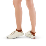 Grappige sokken - Vrolijke Lage Onzichtbare Sokken - Dames - 10 Paar - Maat 36-38 - Luipaard Patroon - Perfect Cadeau