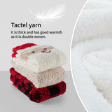 Grappige sokken - Huissokken Kerst - 3 Paar - Warme Sokken -Maat 36-38 - Kerst cadeau