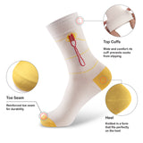 Grappige sokken - Vrolijke Kleurrijke Sokken - Dames - 6 Paar - Maat 36-38 - Tomaat - Perfect Cadeau voor Haar