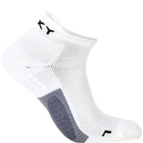 Witte Rexy Sportsokken Enkelhoog met Gedempte Zool - Heren, Dames, Unisex - Wit - Geschikt voor Elke Sport - Verbeterd Prestaties