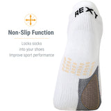 Witte Rexy Sportsokken Enkelhoog met Gedempte Zool - Heren, Dames, Unisex - Wit - Geschikt voor Elke Sport - Verbeterd Prestaties