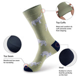 Vrolijke sokken - Heren - 5 Paar - Maat 41-46 - Exotische Dieren Patroon - Perfect Cadeau