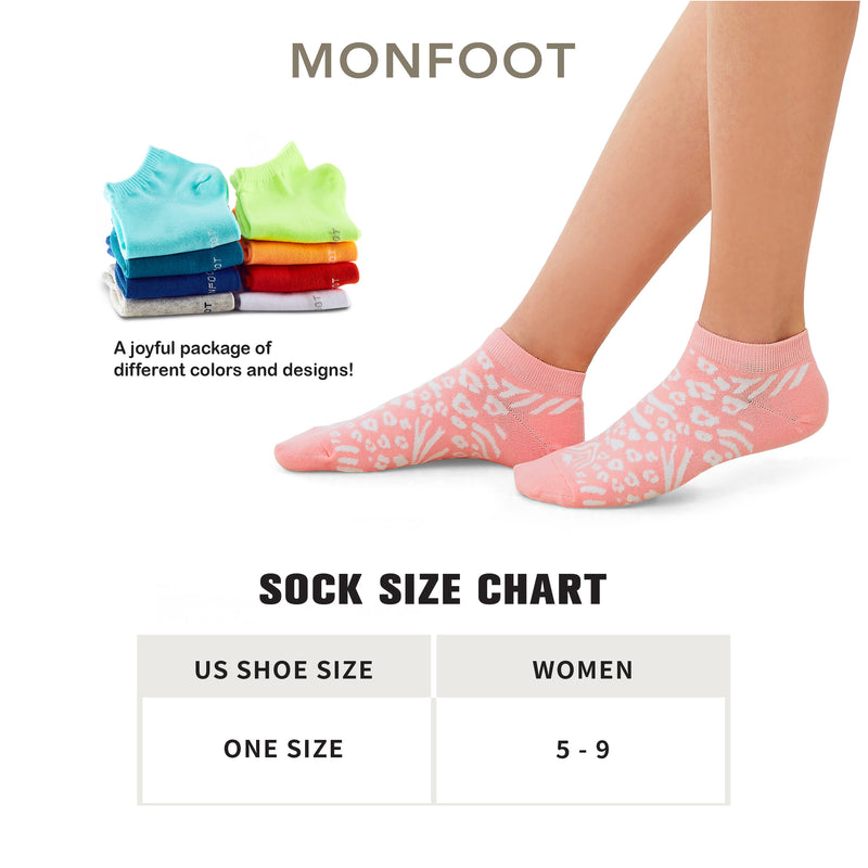 Grappige sokken - Vrolijke Lage Onzichtbare Sokken - Dames - 10 Paar - Maat 36-38 - Luipaard Patroon - Perfect Cadeau
