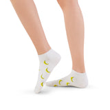 Grappige sokken - Vrolijke Lage Onzichtbare Fruitige Sokken - Dames - 12 Paar - Maat 36-40 - Fruit Patroon - Perfect Cadeau