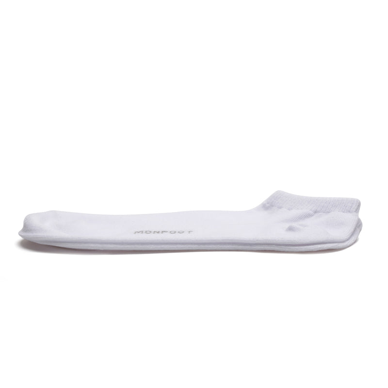 Witte Onzichtbare Lage Sokken met Siliconen Grip - Heren, Dames, Unisex - 10 Paar - Wit - Elastisch en Ademend