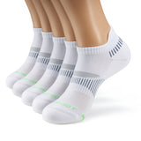 Witte Lage Enkel Sportsokken - Heren, Dames, Unisex - 5 Paar - Ademend