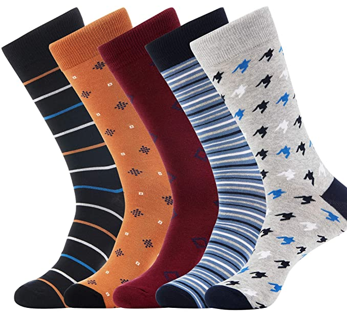 Vrolijke Kleurrijke Warme Sokken - Heren, Dames, Unisex - 6 Paar - Verschillende Patroontjes - Perfect Cadeau
